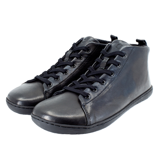 Mukishoes Raw Leather Black